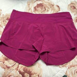 Lululemon speed up shorts size 14 HR 4”